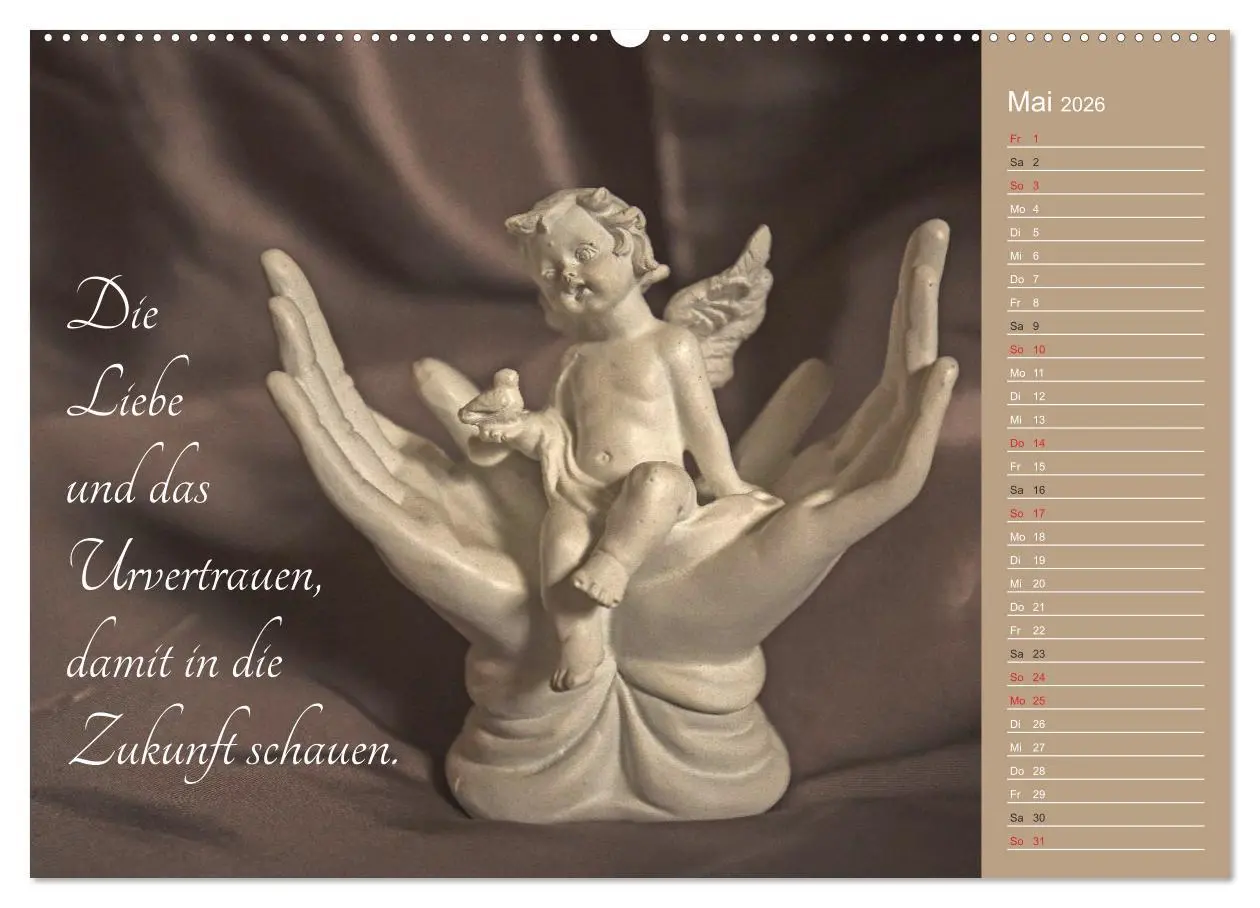 Bild: 9783457972373 | Engel - Die Worte der Liebe (hochwertiger Premium Wandkalender 2026...
