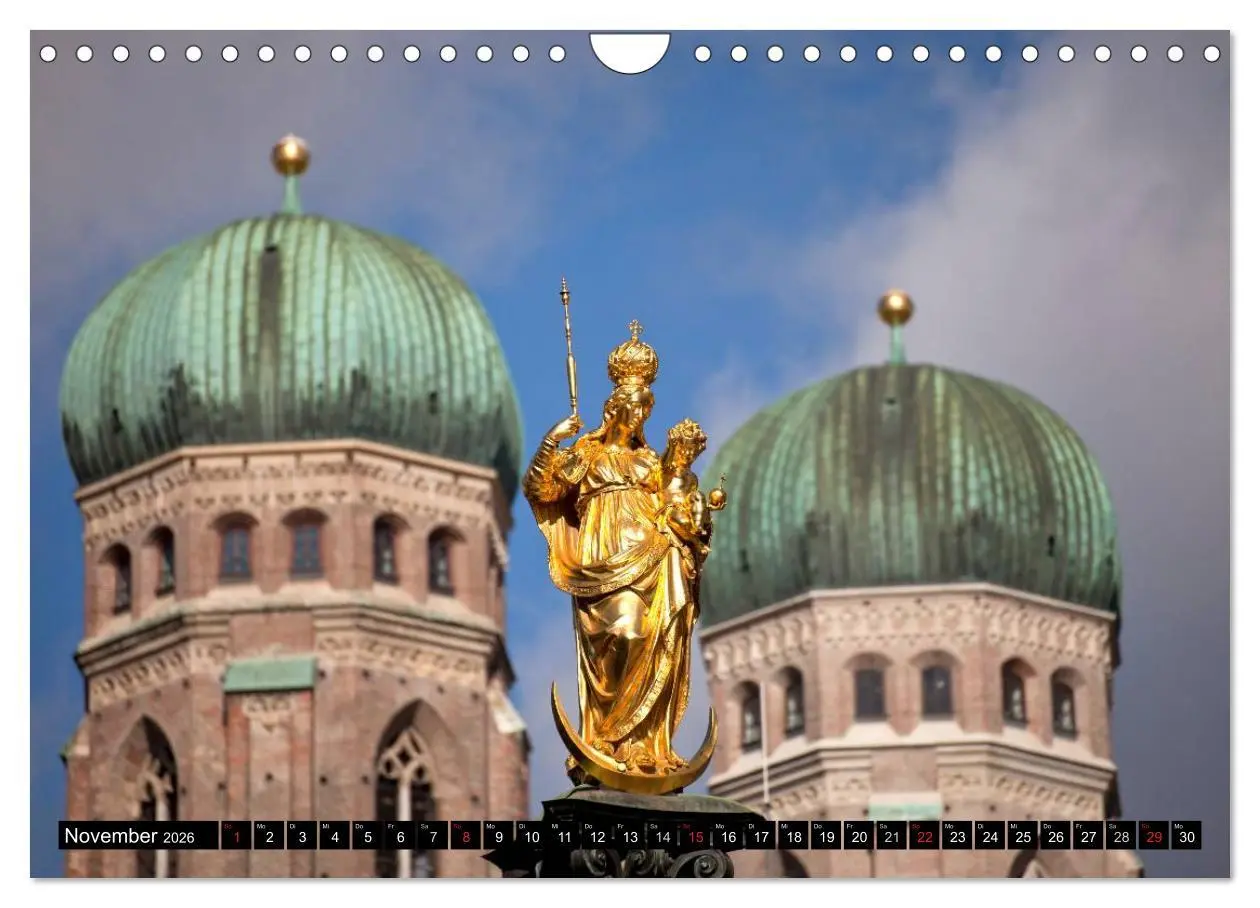 Bild: 9783516132373 | Landeshauptstadt München (Wandkalender 2026 DIN A4 quer), CALVENDO...
