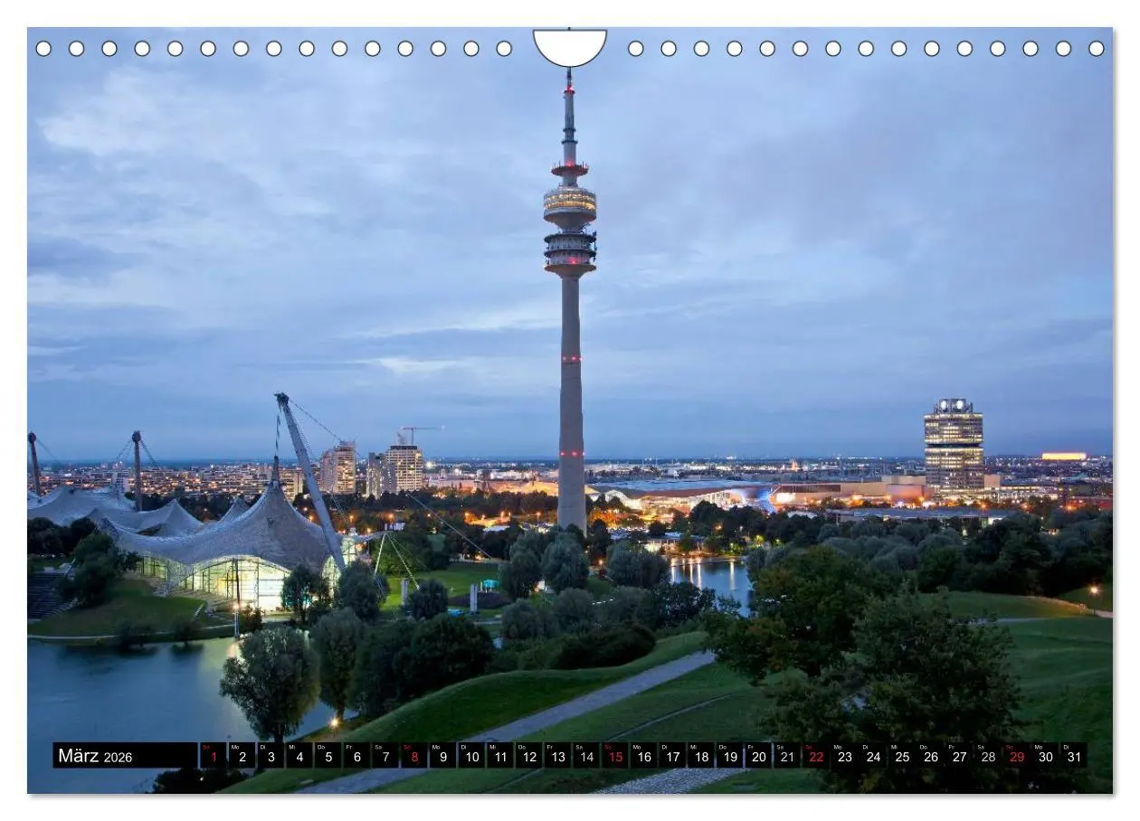 Bild: 9783516132373 | Landeshauptstadt München (Wandkalender 2026 DIN A4 quer), CALVENDO...