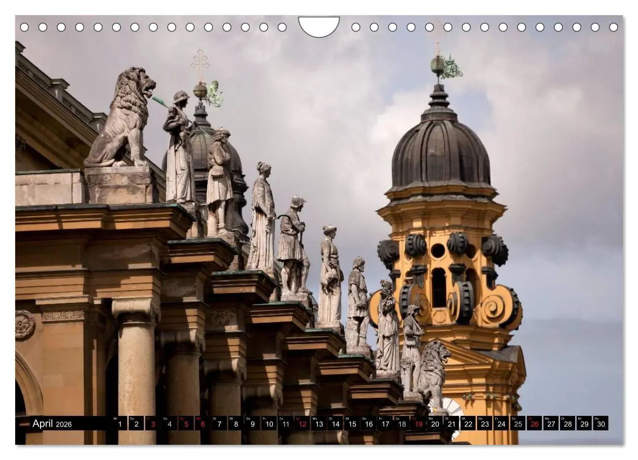 Bild: 9783516132373 | Landeshauptstadt München (Wandkalender 2026 DIN A4 quer), CALVENDO...