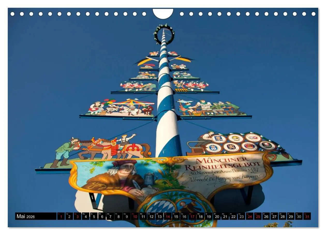 Bild: 9783516132373 | Landeshauptstadt München (Wandkalender 2026 DIN A4 quer), CALVENDO...