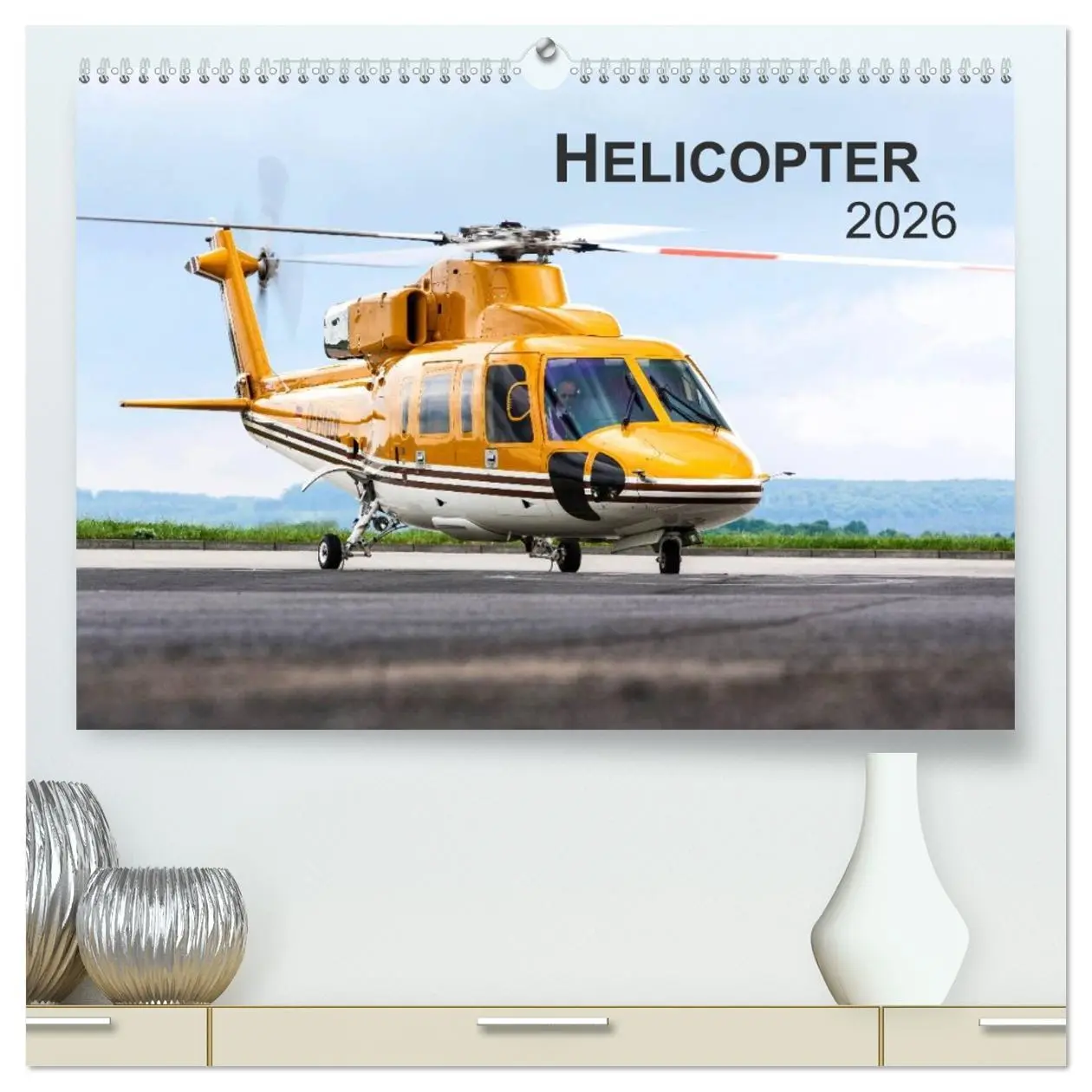 Cover: 9783516202373 | Helicopter 2026 (hochwertiger Premium Wandkalender 2026 DIN A2...