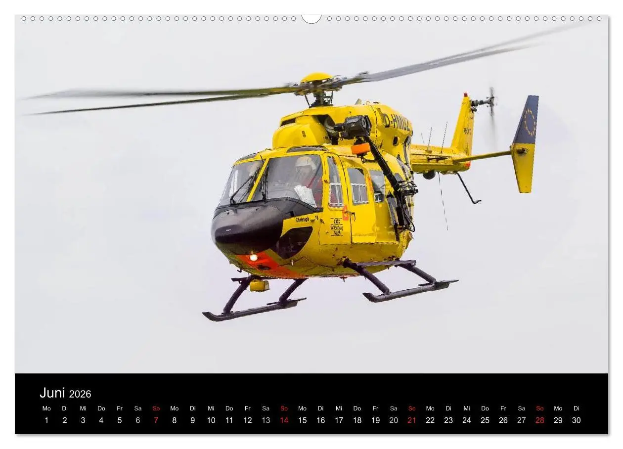 Bild: 9783516202373 | Helicopter 2026 (hochwertiger Premium Wandkalender 2026 DIN A2...