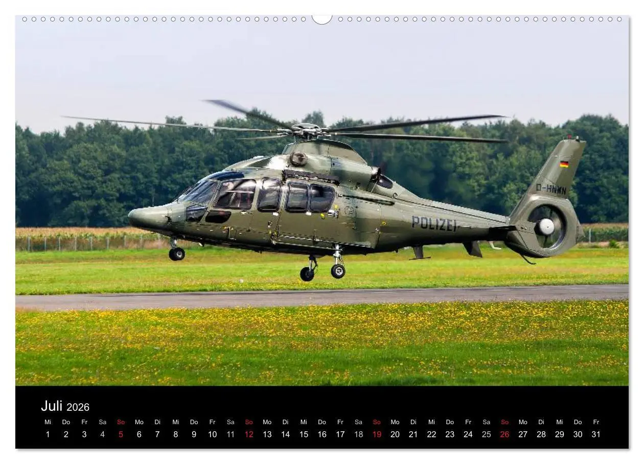 Bild: 9783516202373 | Helicopter 2026 (hochwertiger Premium Wandkalender 2026 DIN A2...
