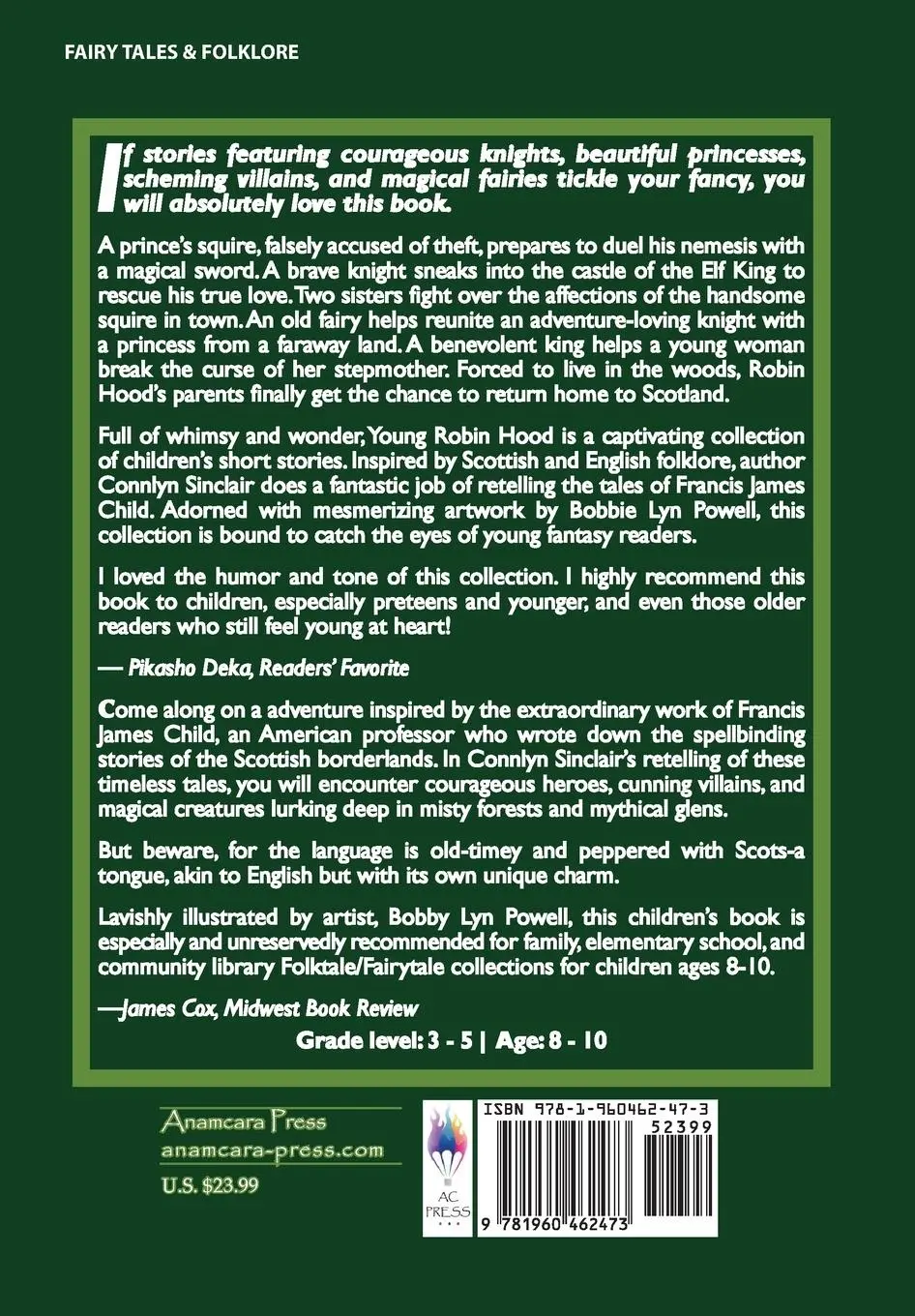 Rückseite: 9781960462473 | Young Robin Hood | Connlyn Sinclair | Taschenbuch | Englisch | 2025