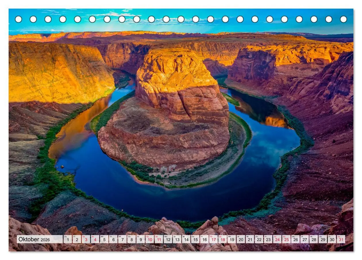 Bild: 9783457272473 | Sehnsuchts Landschaften im Amerikanischen Westen (Tischkalender...