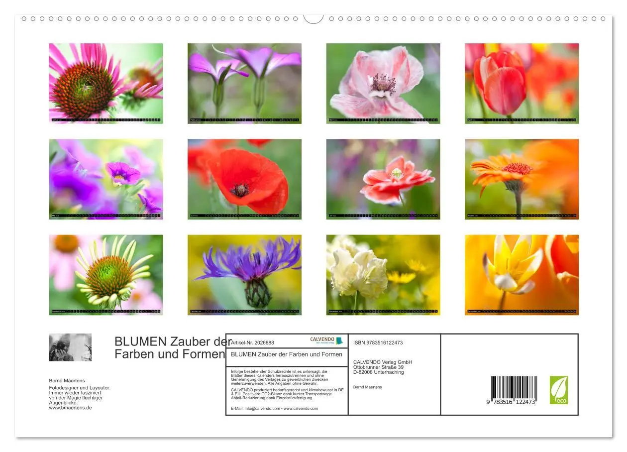 Bild: 9783516122473 | BLUMEN Zauber der Farben und Formen (hochwertiger Premium...