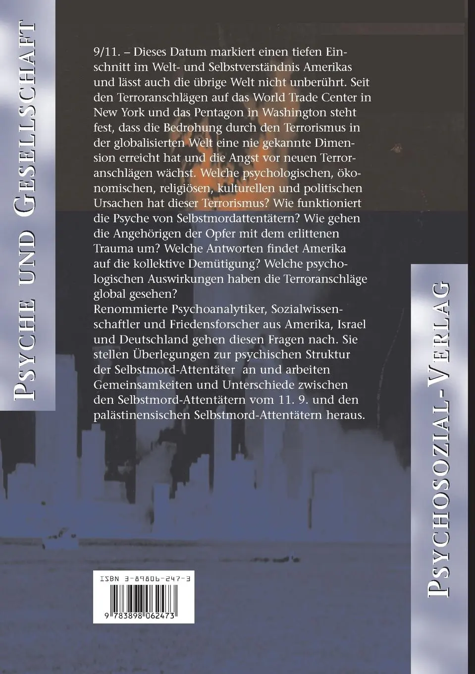 Rückseite: 9783898062473 | Der 11. September | Thomas Auchter (u. a.) | Taschenbuch | 414 S.