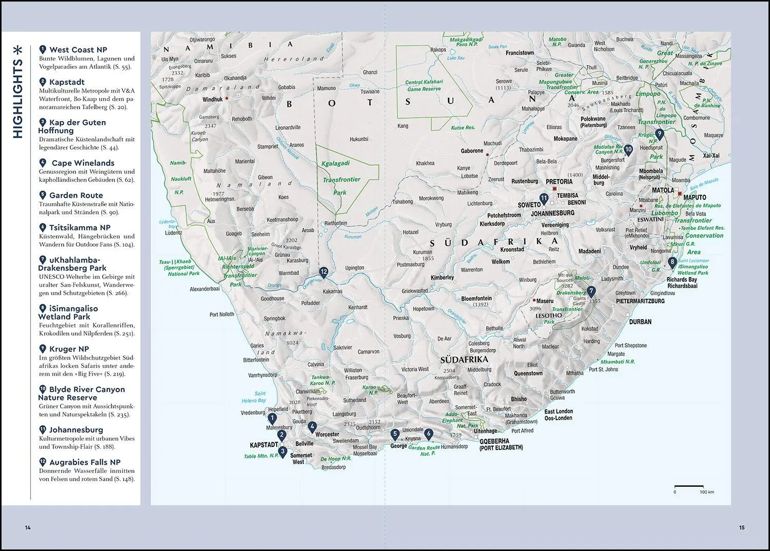 Bild: 9783969652473 | KUNTH Unterwegs in Südafrika | Das große Reisebuch | Schetar (u. a.)