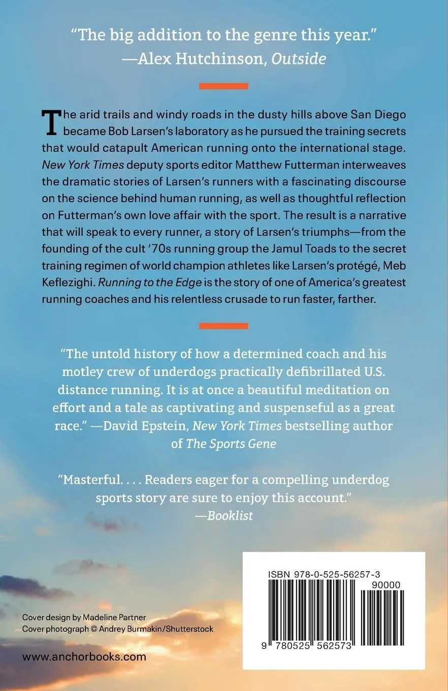 Rückseite: 9780525562573 | Running to the Edge | Matthew Futterman | Taschenbuch | Englisch