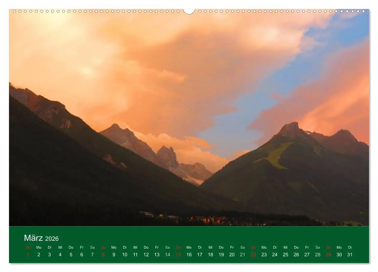 Bild: 9783516112573 | Stubaital (Wandkalender 2026 DIN A2 quer), CALVENDO Monatskalender