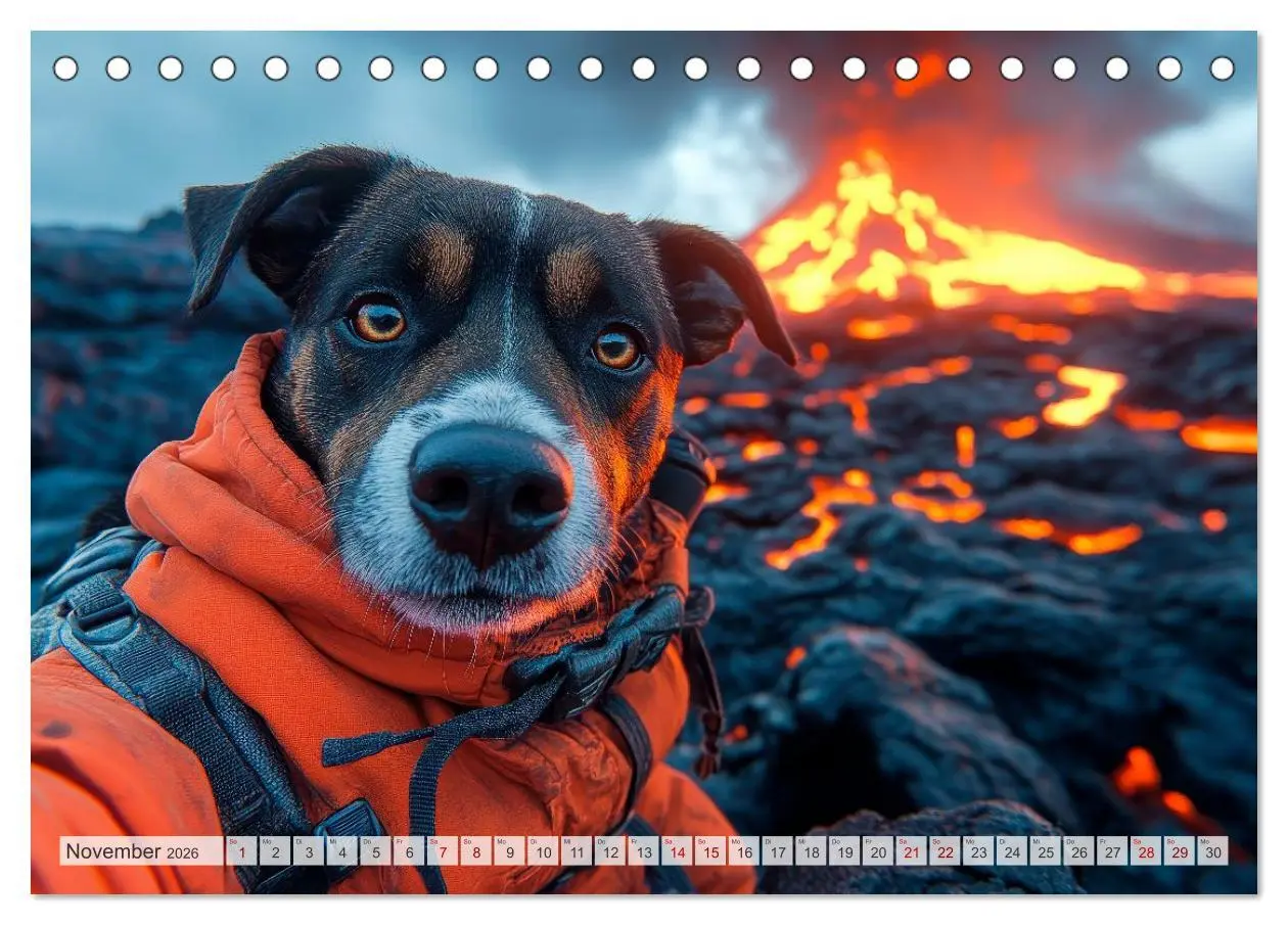 Bild: 9783516592573 | HUNDE-SELFIES Tierischer Outdoorspaß (Tischkalender 2026 DIN A5...