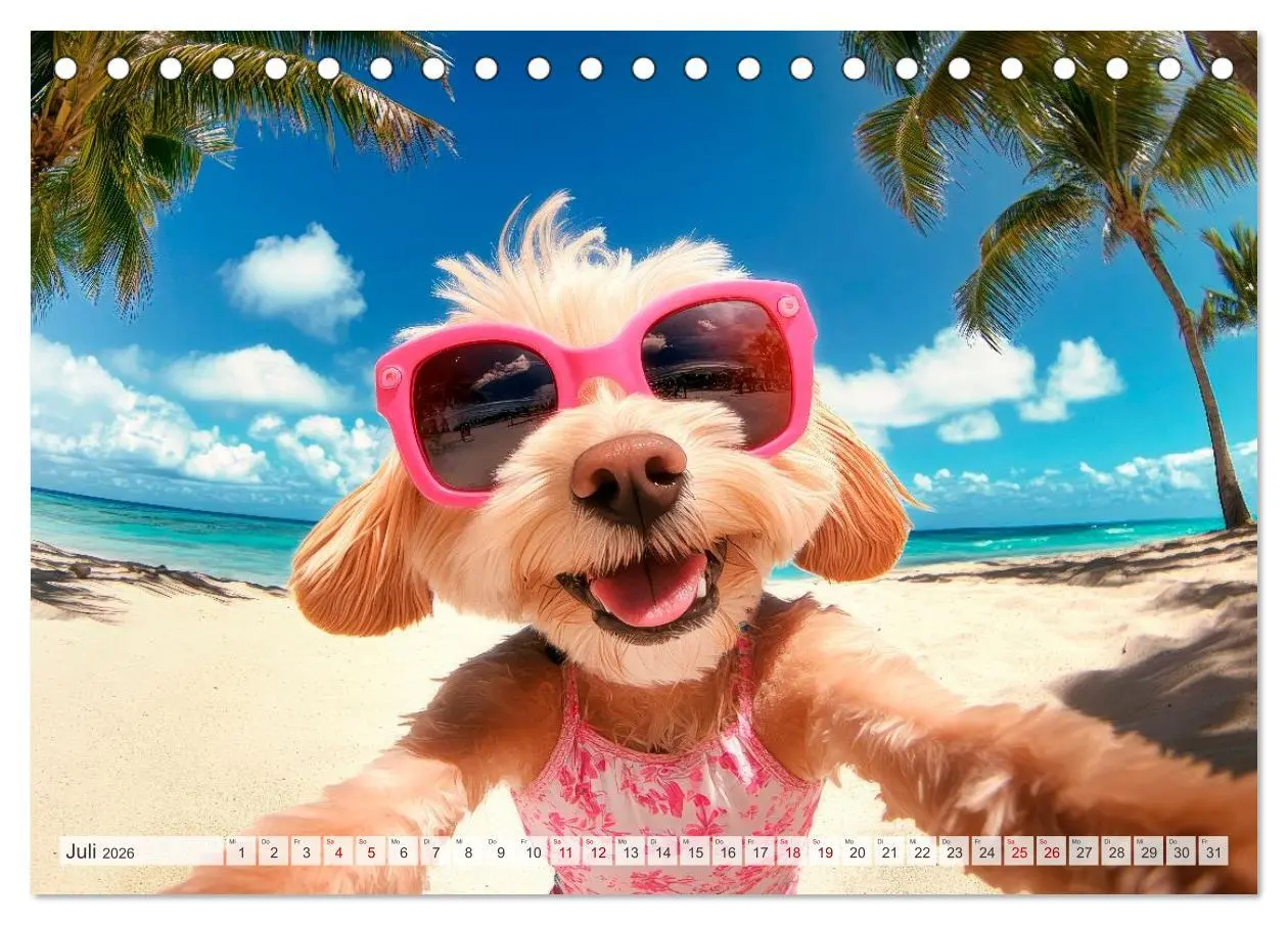 Bild: 9783516592573 | HUNDE-SELFIES Tierischer Outdoorspaß (Tischkalender 2026 DIN A5...