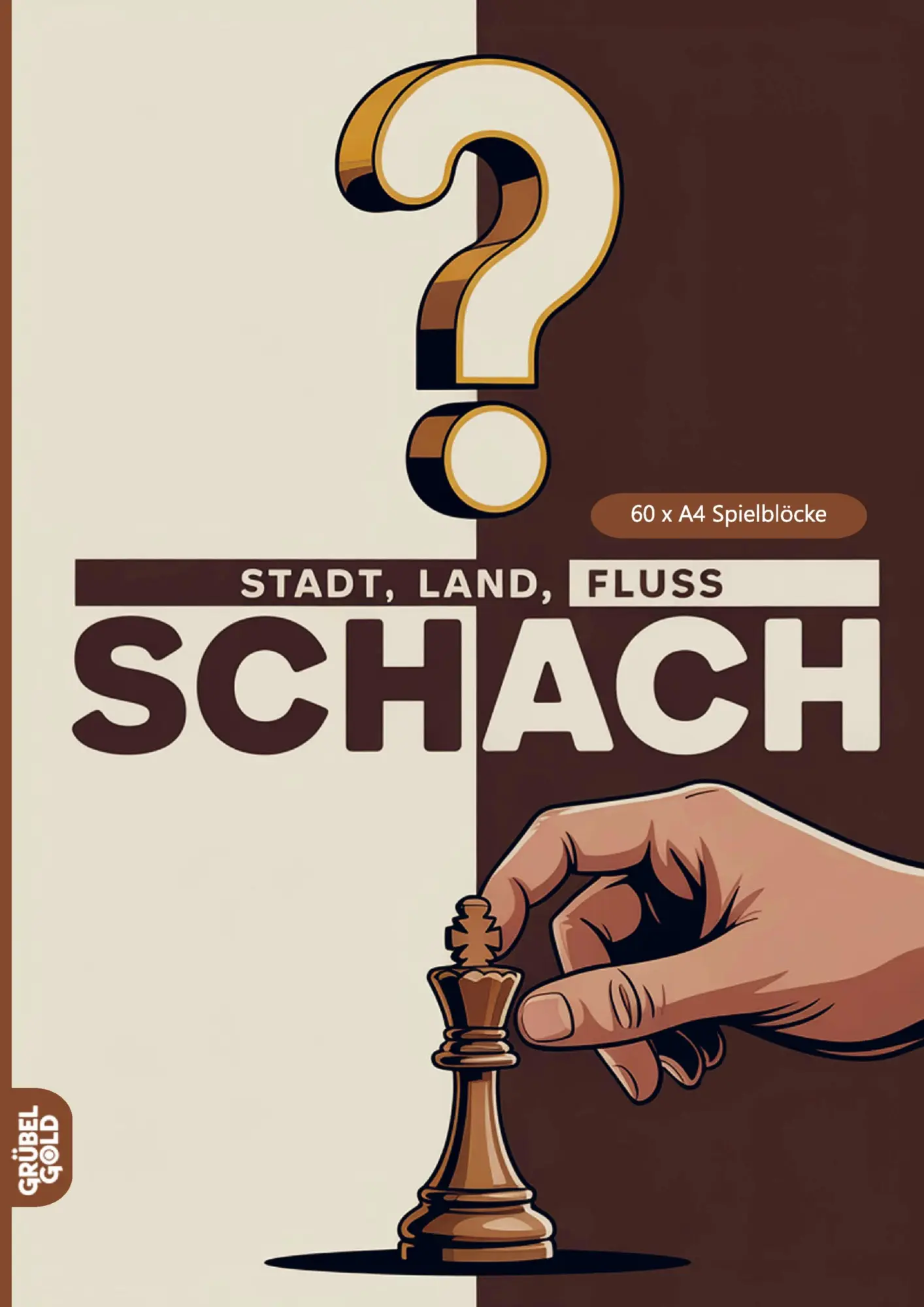 Cover: 9783693192573 | Stadt, Land, Fluss, Schach | Grübelgold Rätselhefte | Taschenbuch