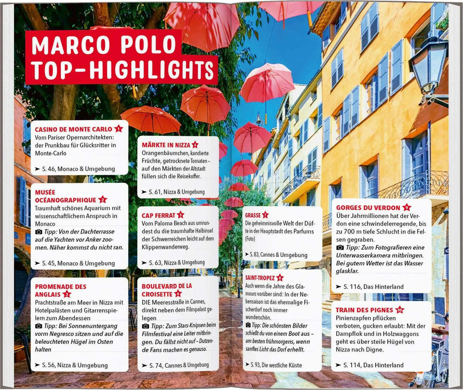 Bild: 9783829742573 | MARCO POLO Reiseführer Côte d'Azur | Peter Bausch (u. a.) | Buch