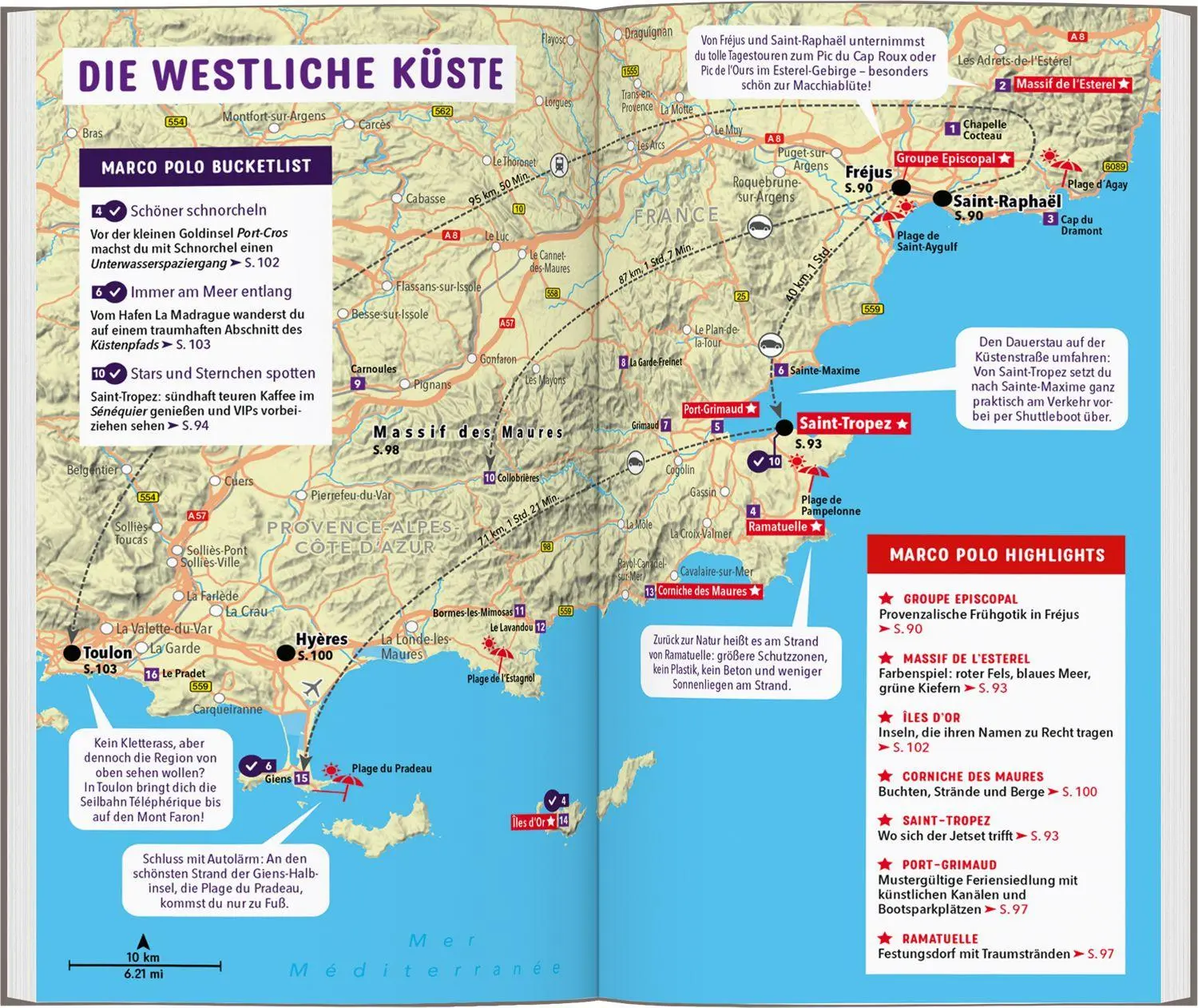 Bild: 9783829742573 | MARCO POLO Reiseführer Côte d'Azur | Peter Bausch (u. a.) | Buch