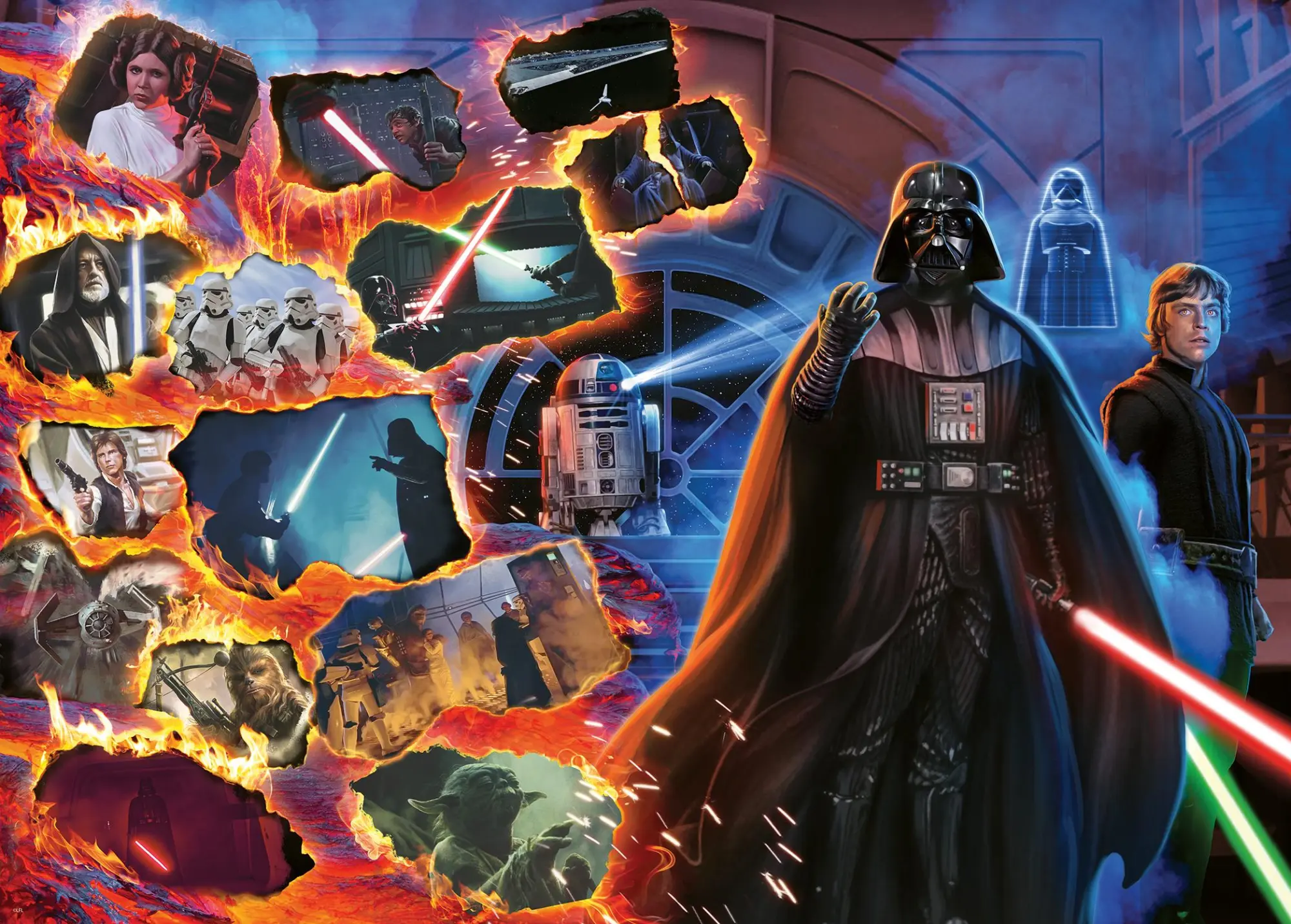 Cover: 4005555002673 | Erwachsenenpuzzle 1000 Teile - Star Wars Villainous - Darth Vader