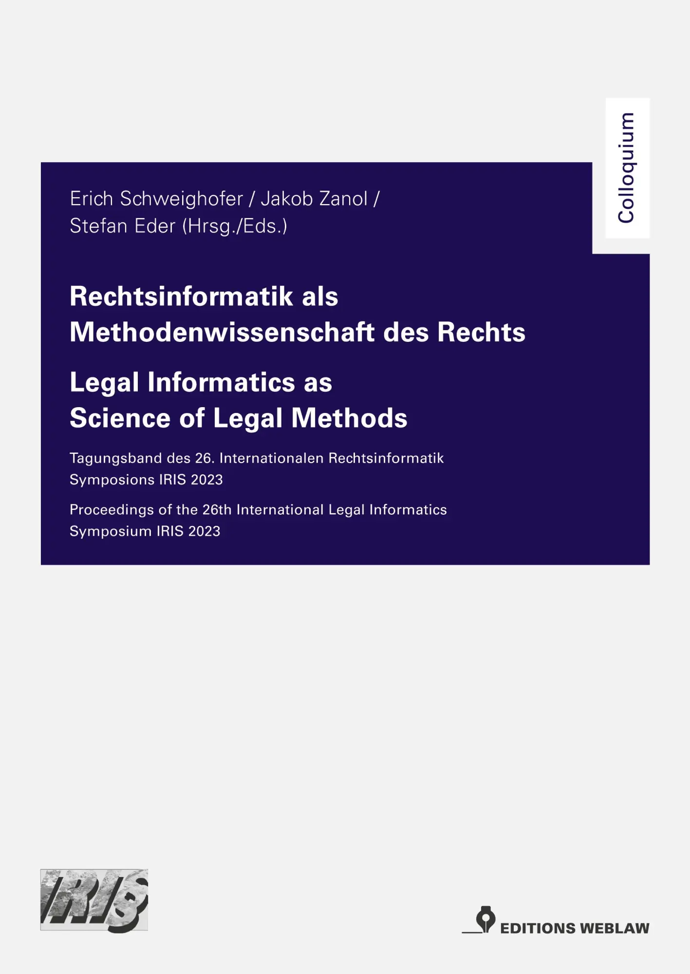 Cover: 9783039162673 | Rechtsinformatik als Methodenwissenschaft des Rechts | Taschenbuch