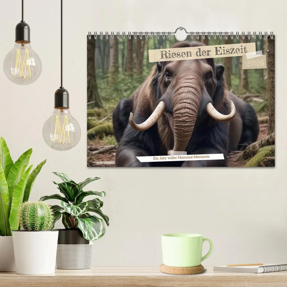 Bild: 9783457322673 | Riesen der Eiszeit - Ein Jahr voller Mammut Momente (Wandkalender...