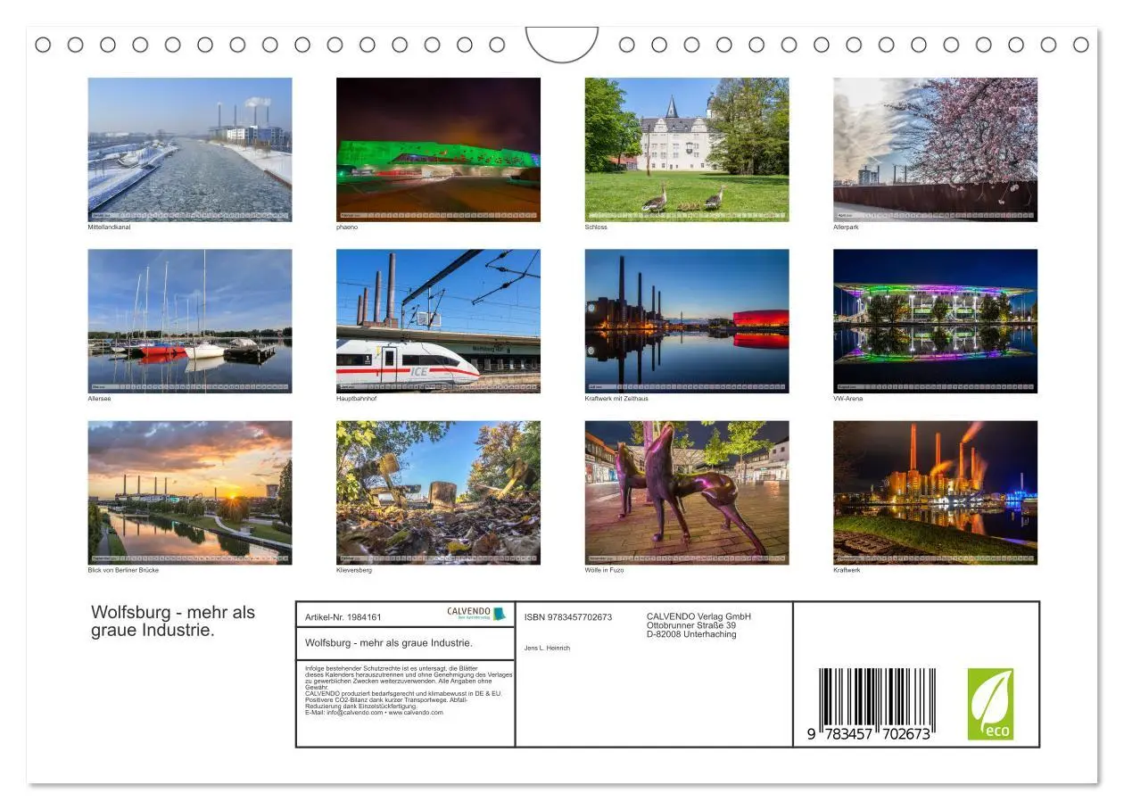 Bild: 9783457702673 | Wolfsburg - mehr als graue Industrie. (Wandkalender 2026 DIN A4...