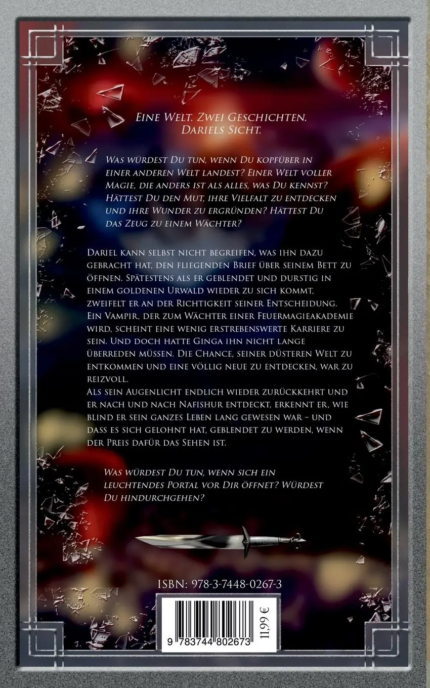 Rückseite: 9783744802673 | Nafishur - Draco Adest Dariel | Mary Cronos | Taschenbuch | 352 S.