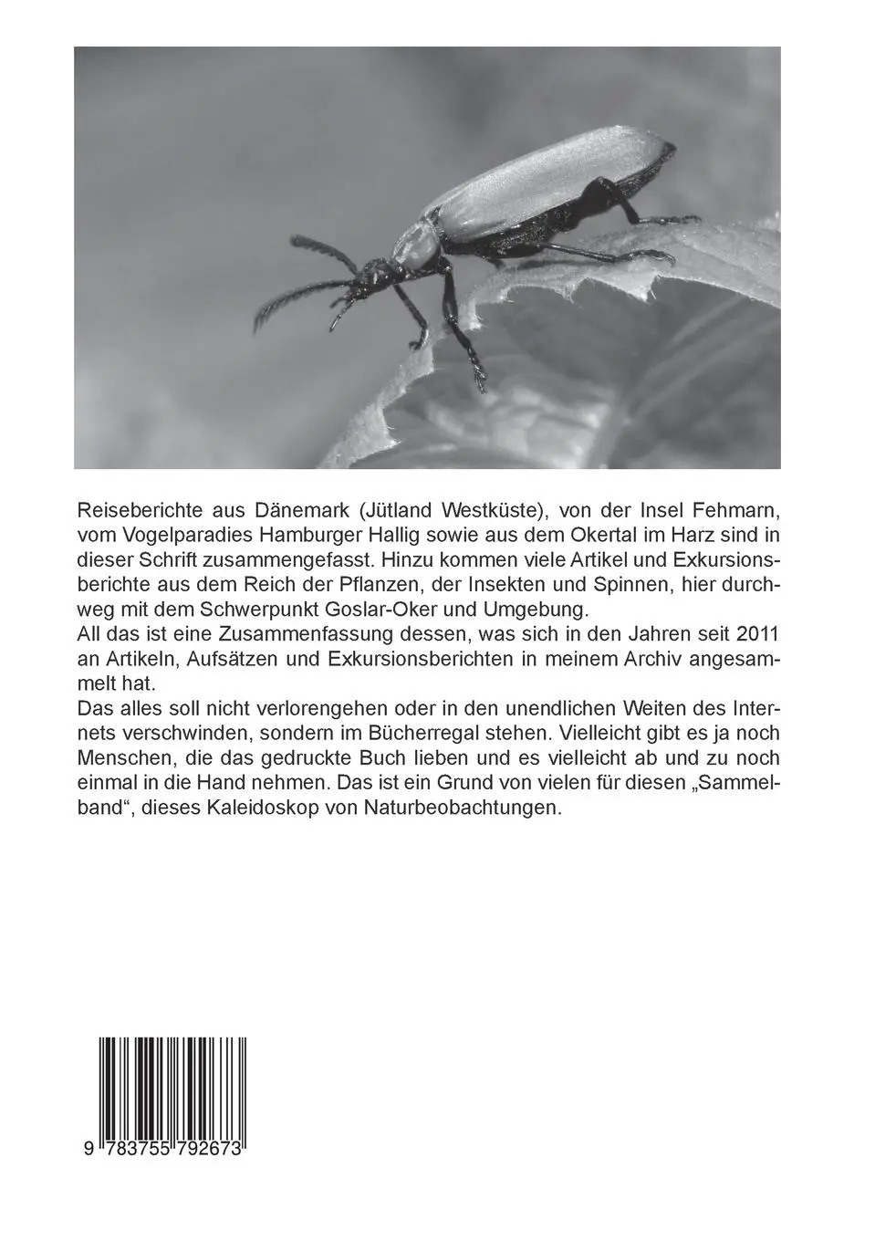 Rückseite: 9783755792673 | Natur-Streiflichter | Gerwin Bärecke | Taschenbuch | 174 S. | Deutsch