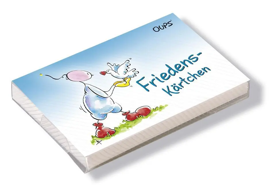 Oups Kärtchenbox - Friedens-Kärtchen