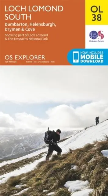 Cover: 9780319242773 | Loch Lomond South, Dumbarton &amp; Helensburgh, Drymen &amp; Cove | Survey