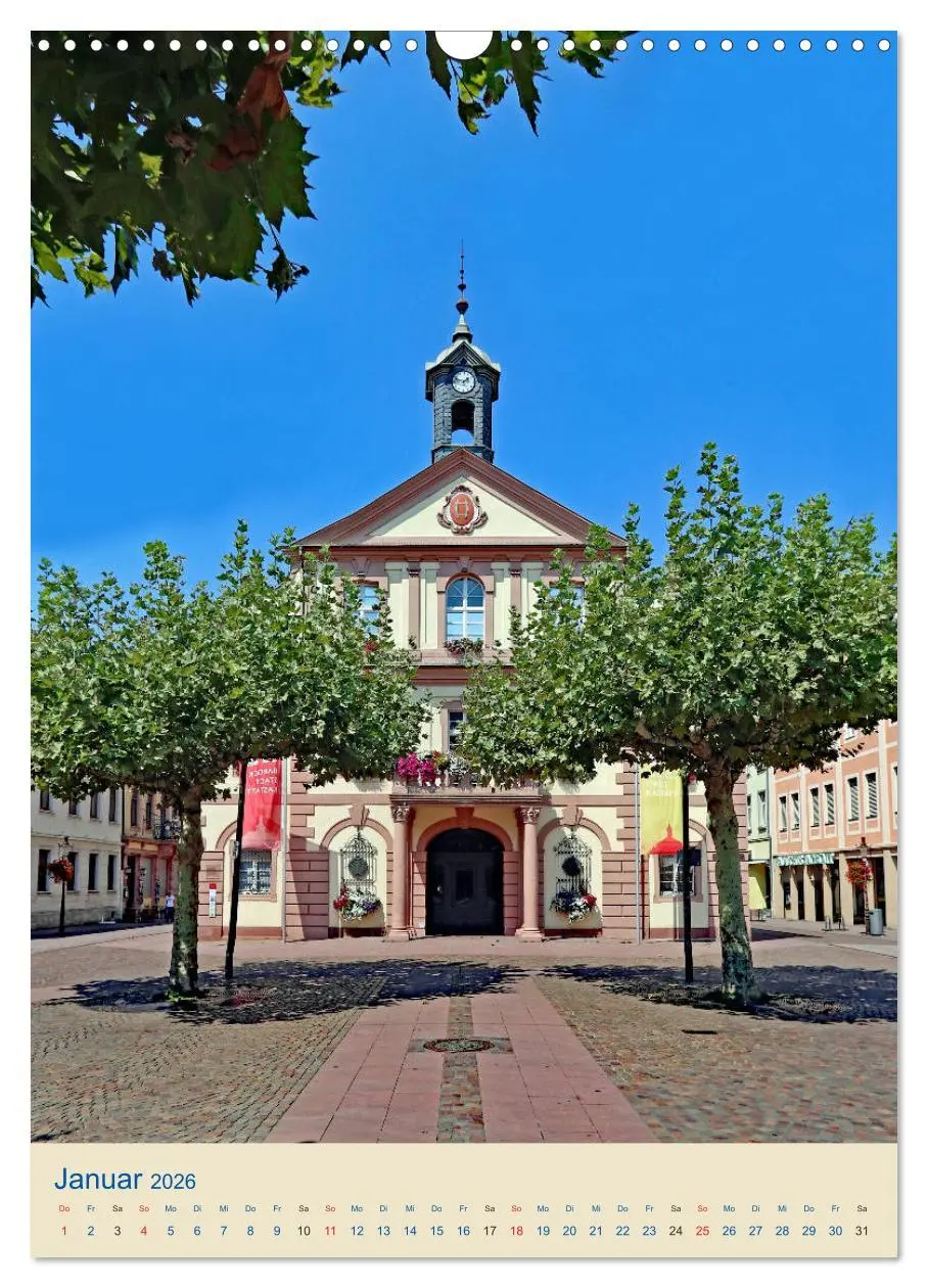 Bild: 9783516402773 | RASTATT (Wandkalender 2026 DIN A3 hoch), CALVENDO Monatskalender