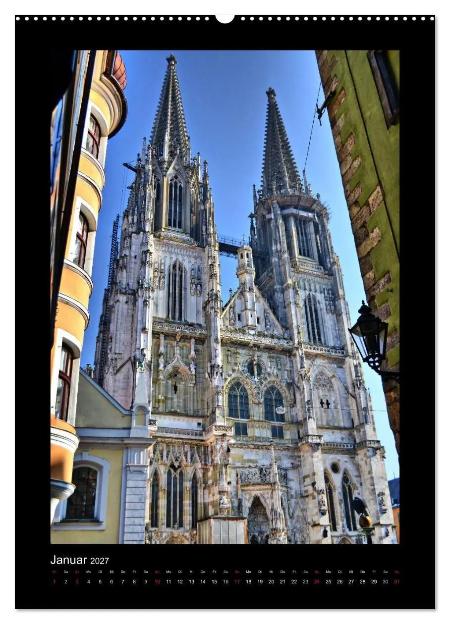 Bild: 9783569972773 | Gassen und Türme in Regensburg (hochwertiger Premium Wandkalender...