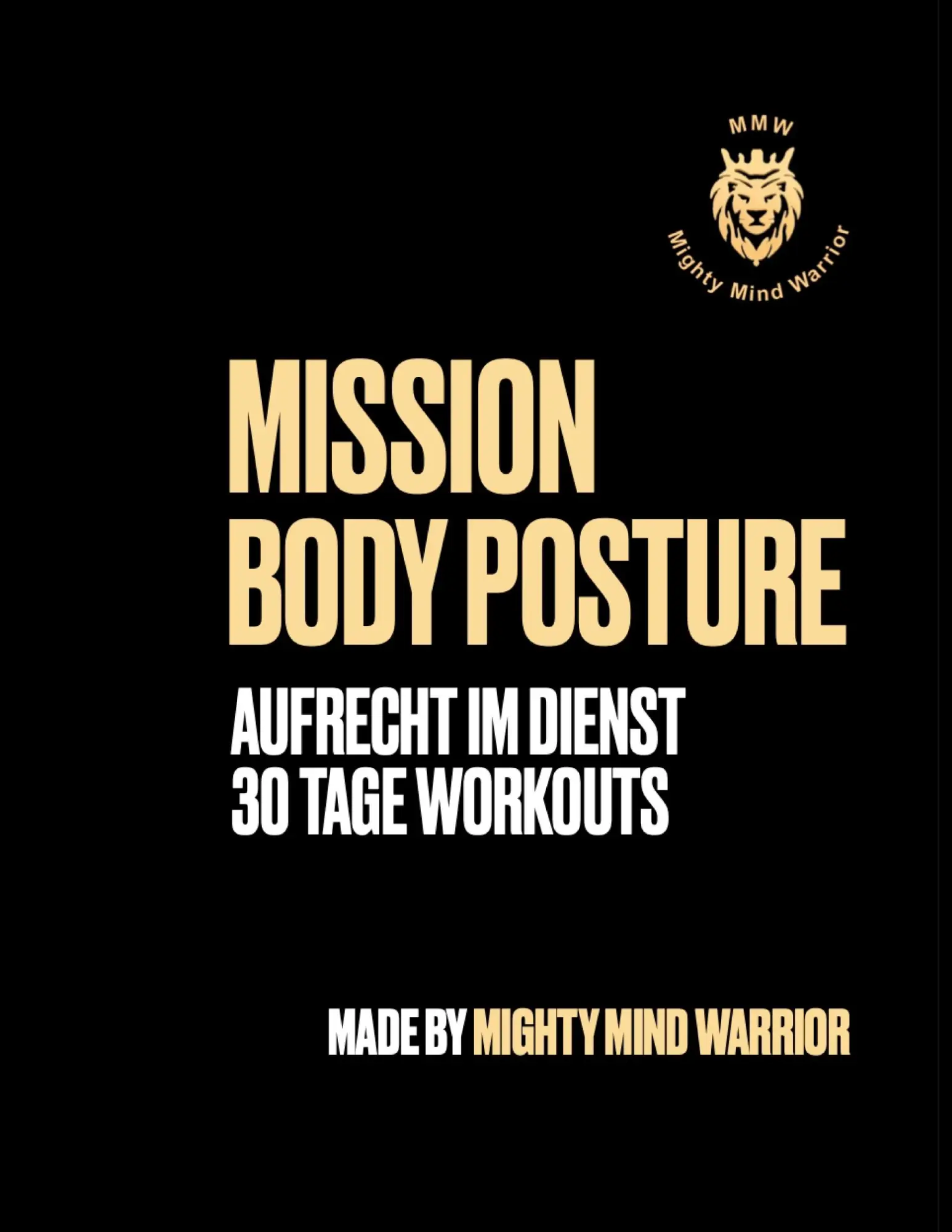 Cover: 9783758372773 | Mission Body Posture | Aufrecht im Dienst; 30 Tage Workouts | Biankeu