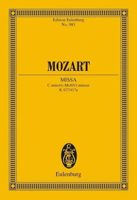 Cover: 9783795762773 | Missa c-Moll | Wolfgang Amadeus Mozart | Buch | 288 S. | Latein | 1980