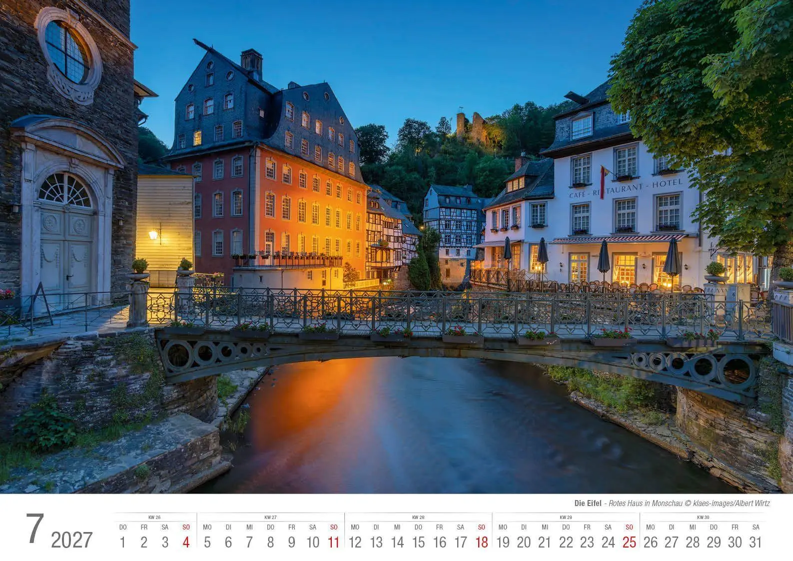 Bild: 9783965352773 | Eifel 2027 Bildkalender A3 Spiralbindung | Holger Klaes | Kalender
