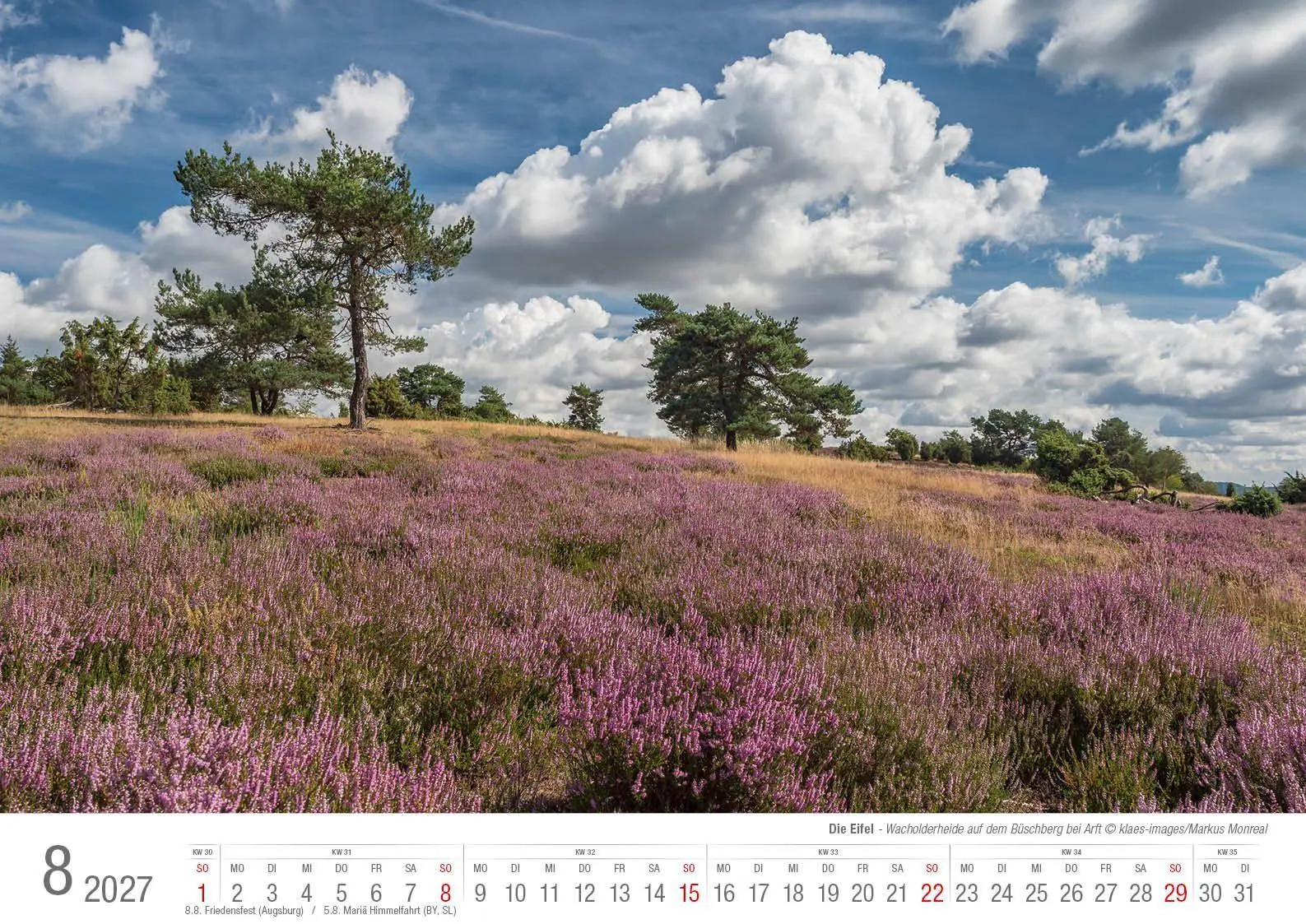 Bild: 9783965352773 | Eifel 2027 Bildkalender A3 Spiralbindung | Holger Klaes | Kalender