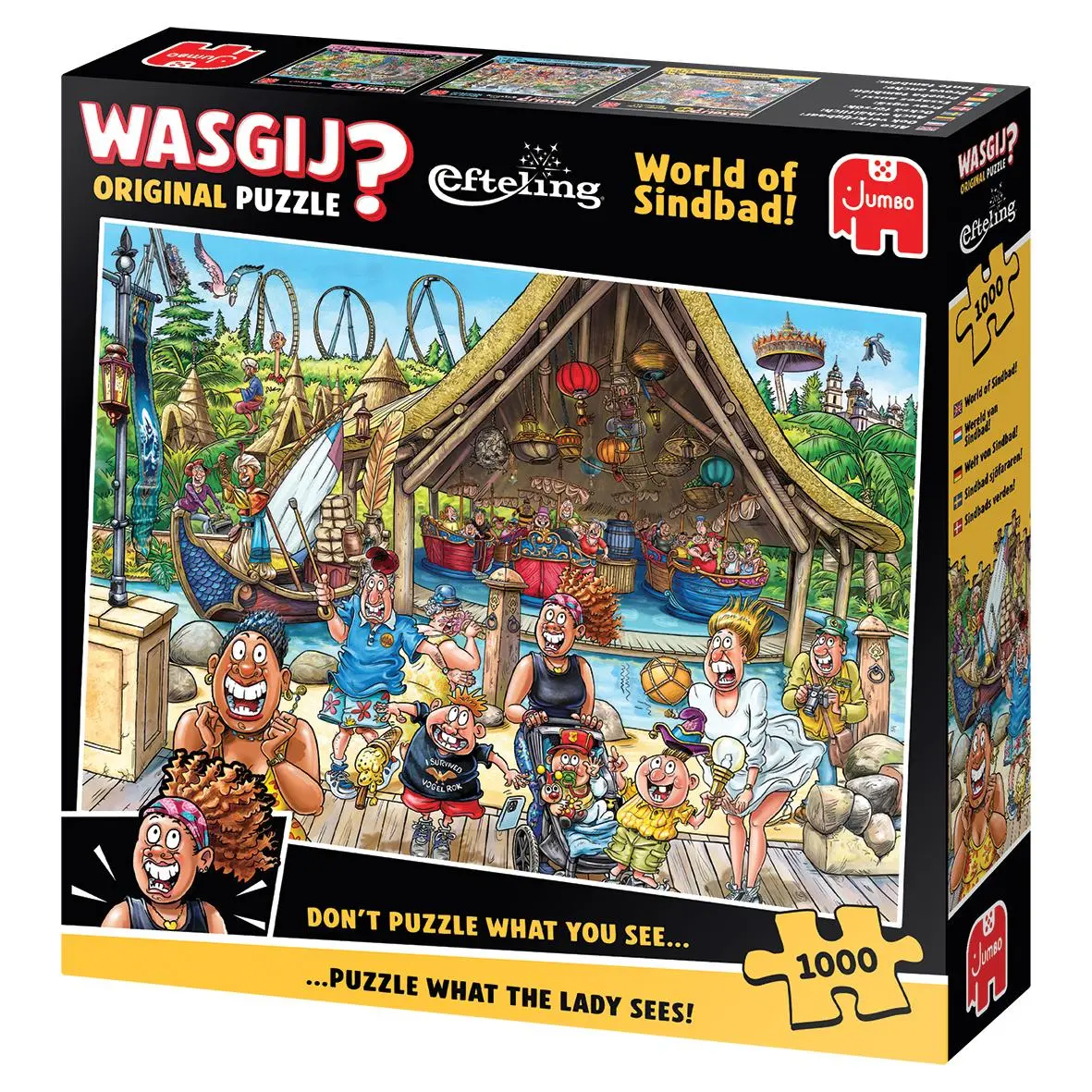 Bild: 8721017602873 | Wasgij Efteling - World of Sindbad - Puzzle 1000 Teile | Spiel | 2025
