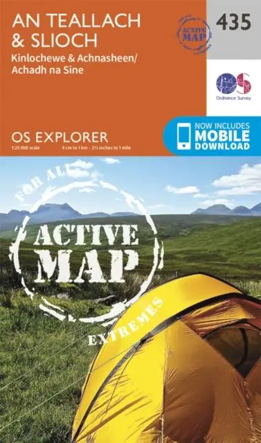 Cover: 9780319472873 | An Teallach and Slioch | Ordnance Survey | (Land-)Karte | Englisch