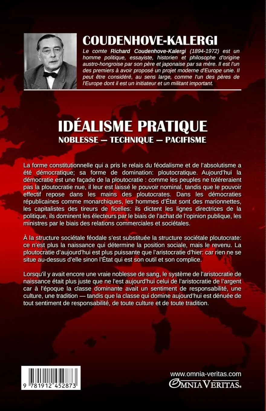 Rückseite: 9781912452873 | Idéalisme Pratique | Richard Nikolaus Coudenhove-Kalergi | Taschenbuch