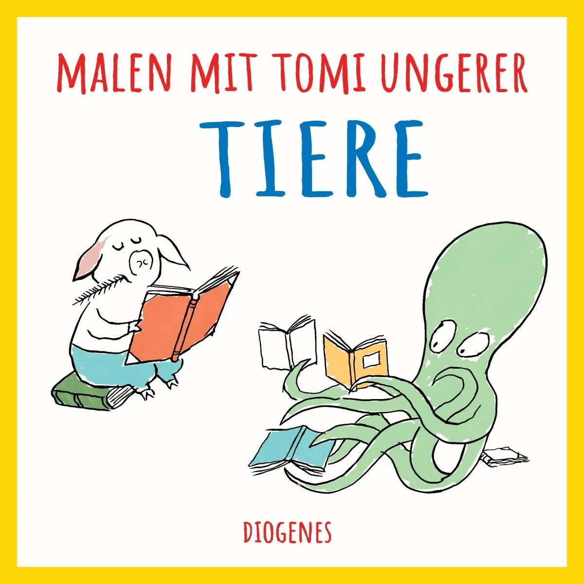 Cover: 9783257012873 | Malen mit Tomi Ungerer. Tiere | Tomi Ungerer | Buch | 48 S. | Deutsch