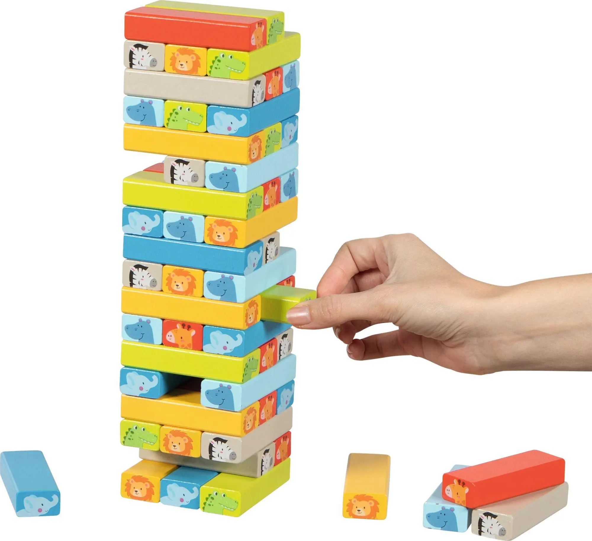 Cover: 4013594562973 | Geschicklichkeitsspiel Wackelturm mit Tiermotiven | Spiel | 56297