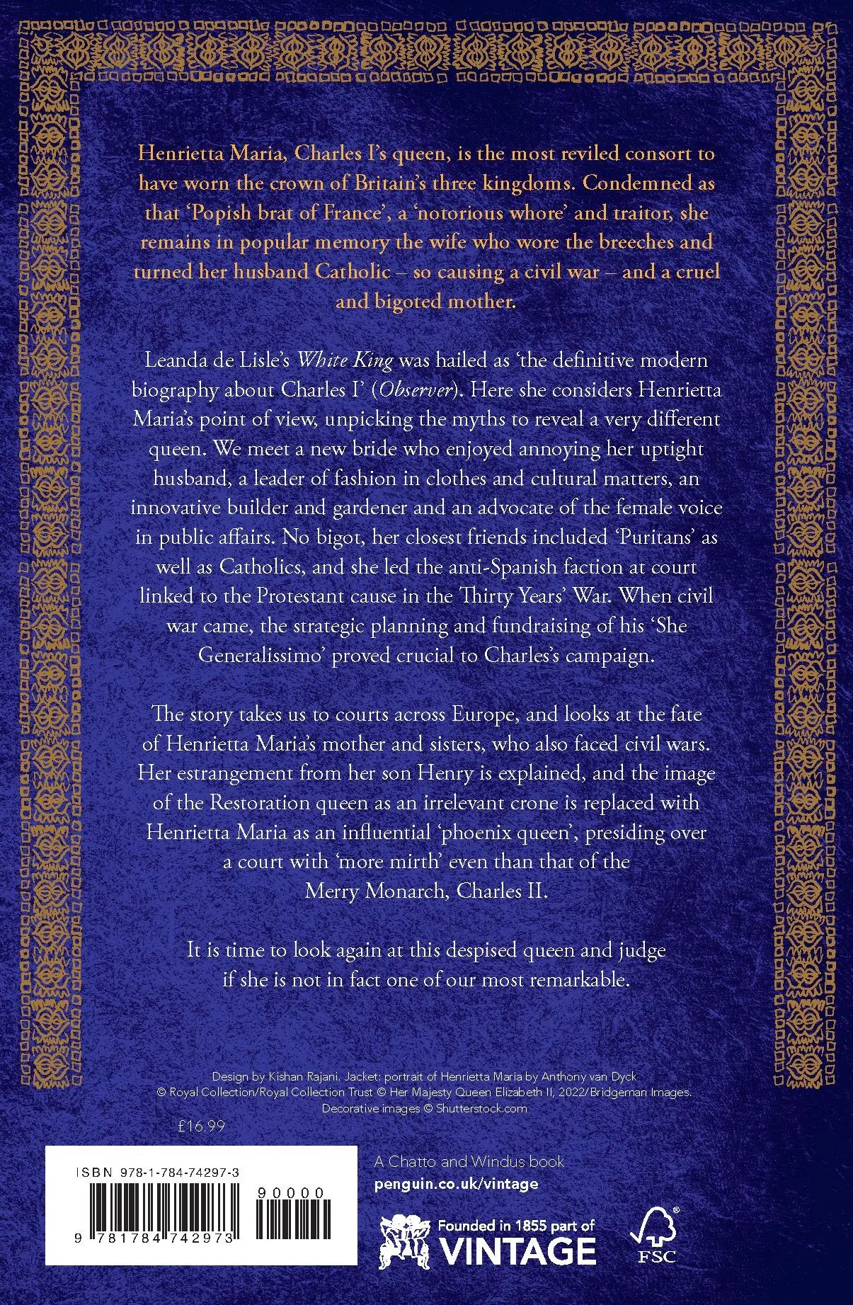 Rückseite: 9781784742973 | Henrietta Maria | Conspirator, Warrior, Phoenix Queen | Lisle | Buch