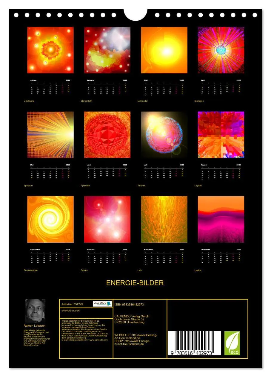 Bild: 9783516482973 | ENERGIE-BILDER (Wandkalender 2026 DIN A4 hoch), CALVENDO...