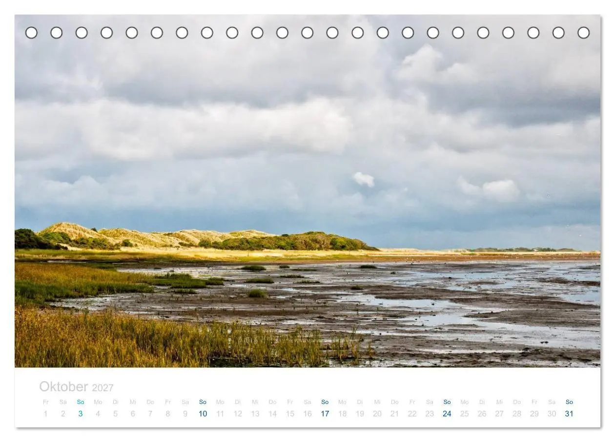 Bild: 9783594222973 | Ameland (Tischkalender 2027 DIN A5 quer), CALVENDO Monatskalender