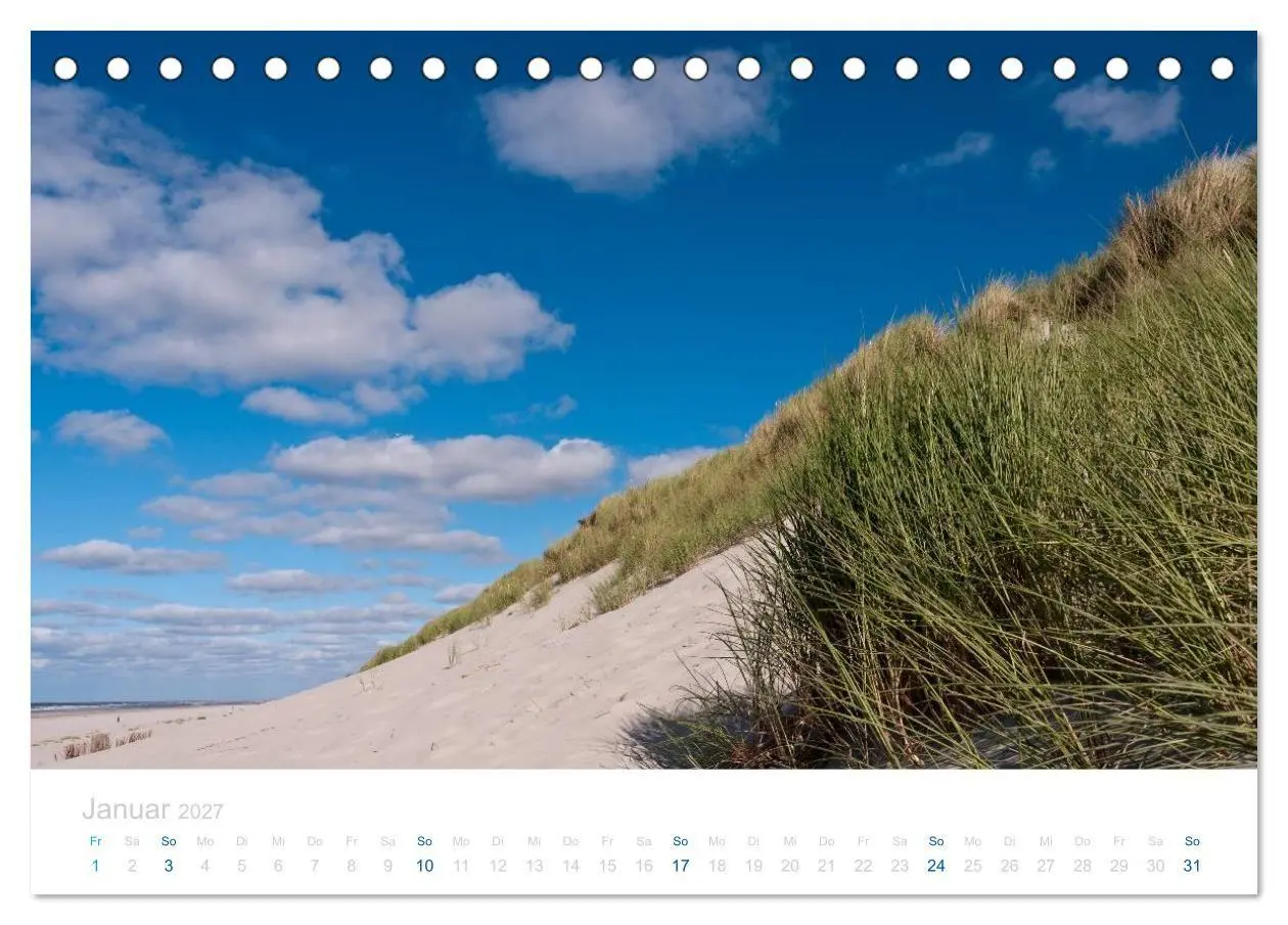 Bild: 9783594222973 | Ameland (Tischkalender 2027 DIN A5 quer), CALVENDO Monatskalender
