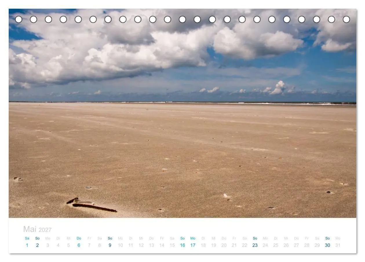 Bild: 9783594222973 | Ameland (Tischkalender 2027 DIN A5 quer), CALVENDO Monatskalender