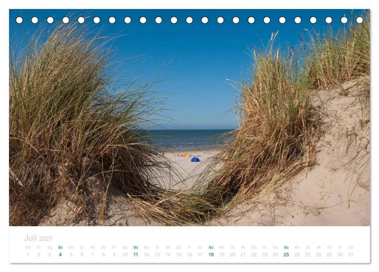 Bild: 9783594222973 | Ameland (Tischkalender 2027 DIN A5 quer), CALVENDO Monatskalender
