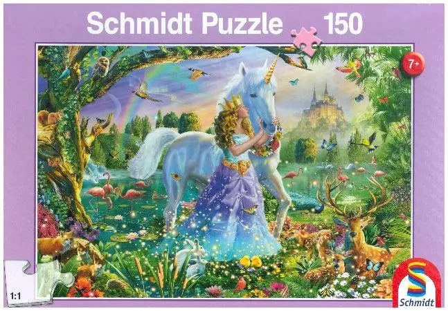 Cover: 4001504563073 | Prinzessin mit Einhorn und Schloss (Kinderpuzzle) | Spiel | 56307