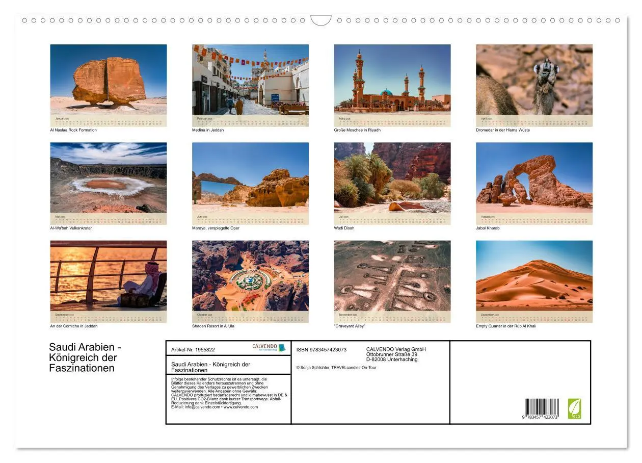 Bild: 9783457423073 | Saudi Arabien - Königreich der Faszinationen (Wandkalender 2026 DIN...