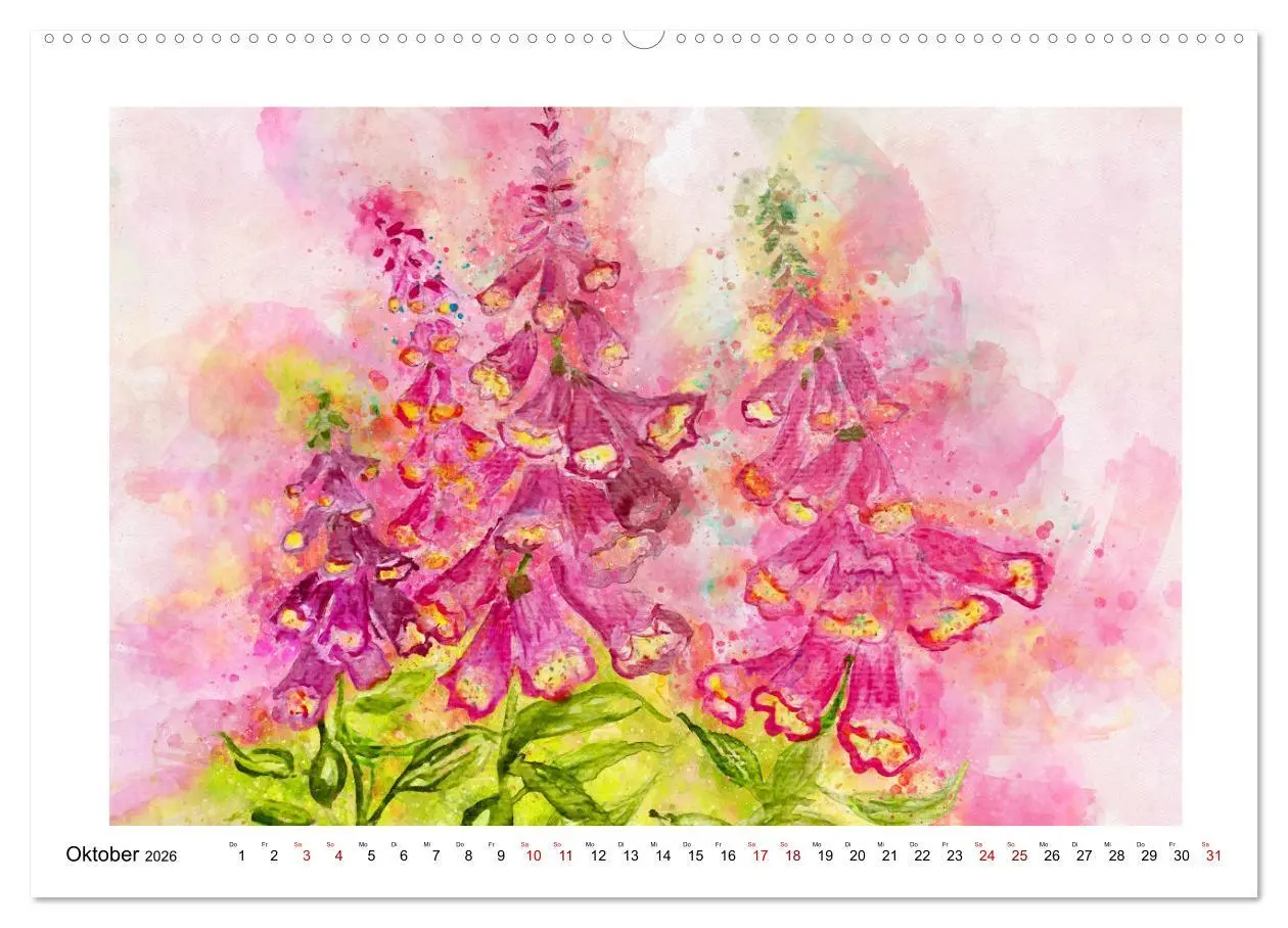 Bild: 9783457593073 | Blüten &amp; Blumen Aquarelle - Farbenfrohe Schönheiten (Wandkalender...