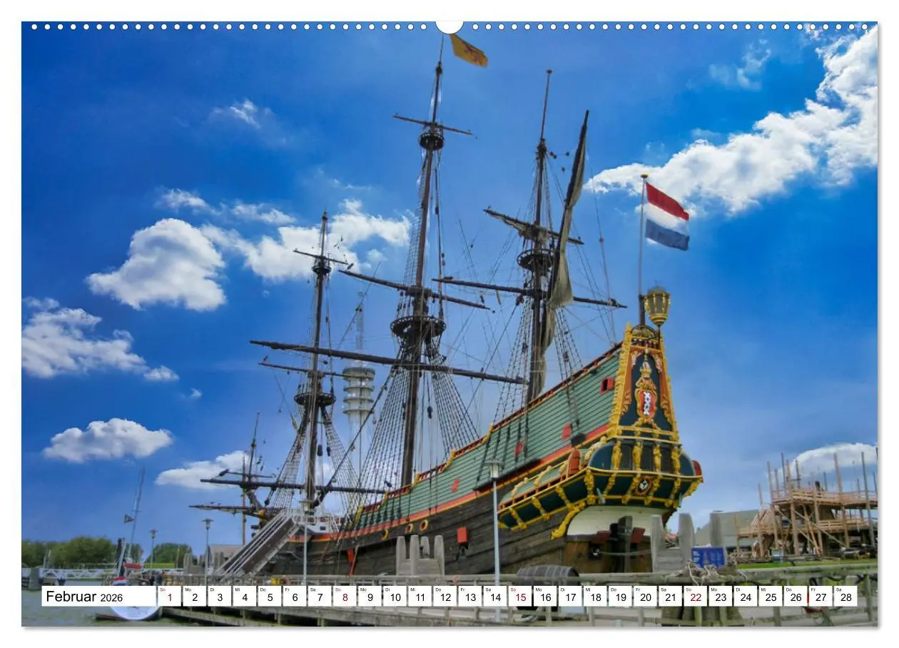 Bild: 9783457733073 | Idylle am Ijsselmeer (Wandkalender 2026 DIN A2 quer), CALVENDO...