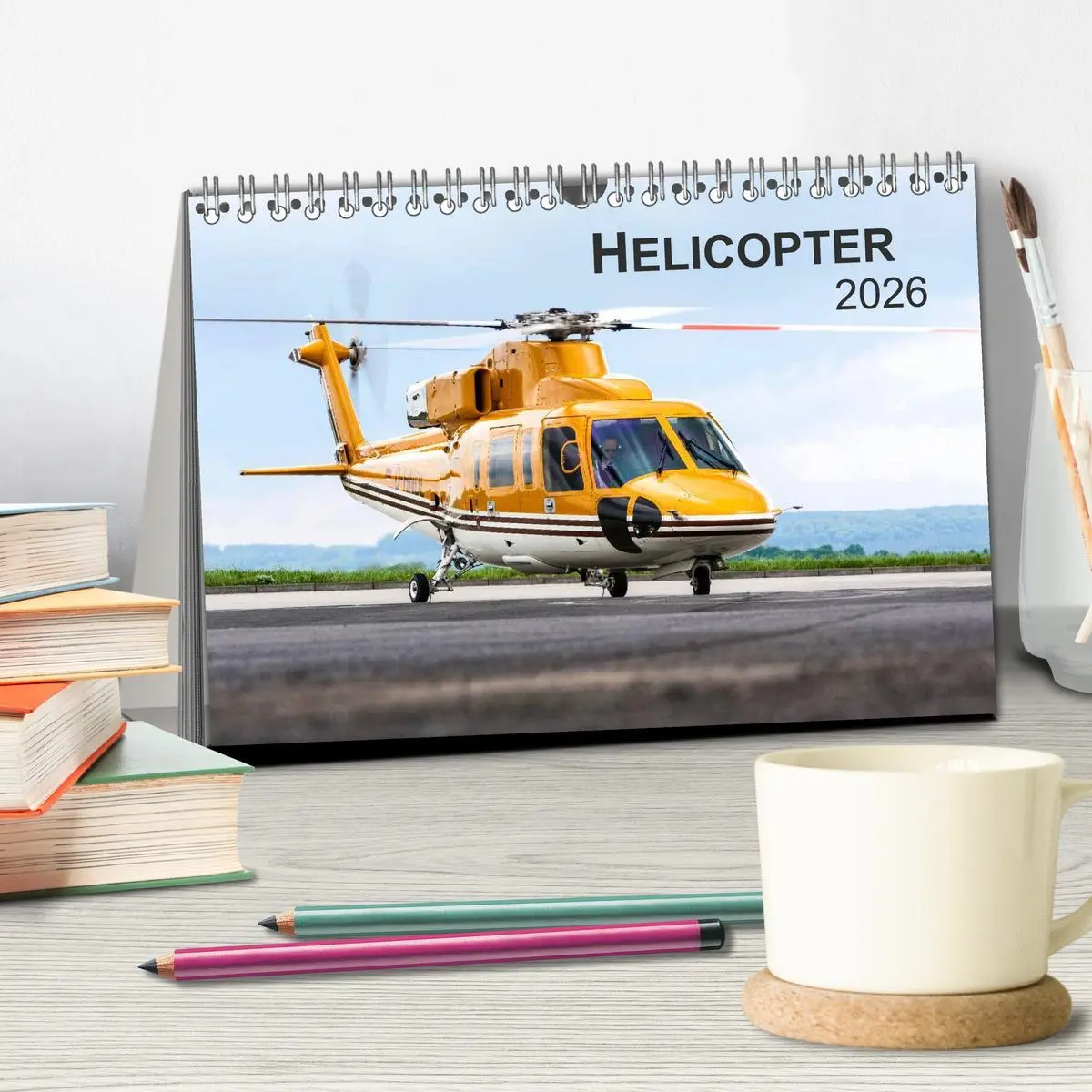 Bild: 9783516203073 | Helicopter 2026 (Tischkalender 2026 DIN A5 quer), CALVENDO...